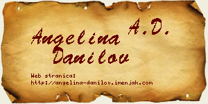 Angelina Danilov vizit kartica